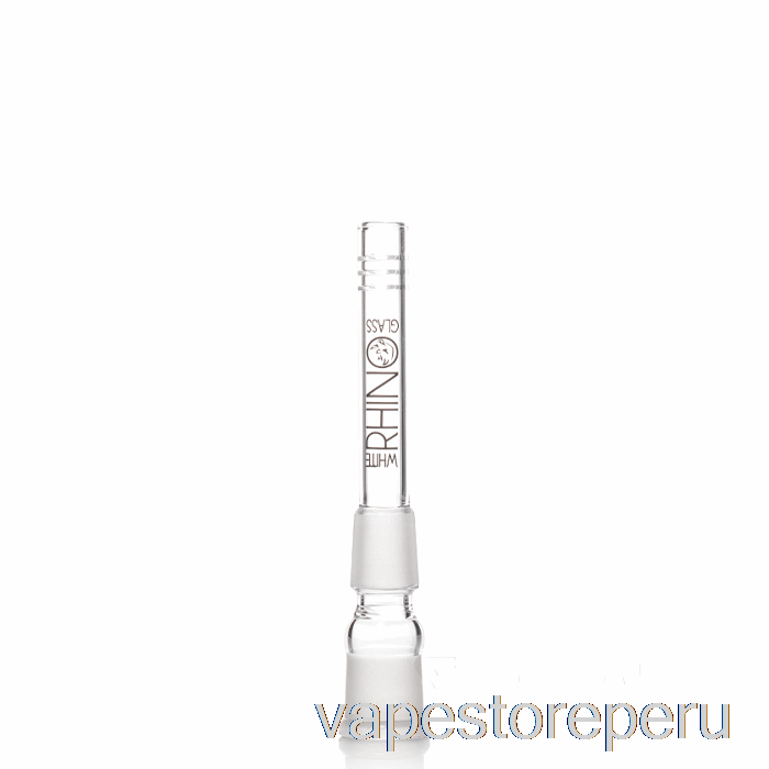Vape Peru White Rhino 19/19 Vástago De Vidrio De 4 Pulgadas